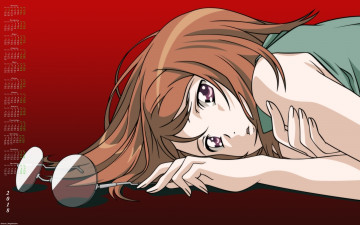 Картинка календари аниме очки взгляд девушка 2018