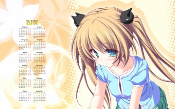 Картинка календари аниме взгляд девушка 2018