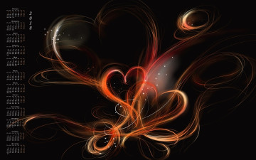 Картинка календари рисованные +векторная+графика абстракция 2018