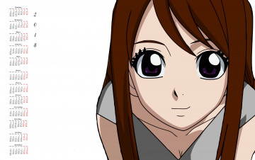 Картинка календари аниме 2018 лицо взгляд девушка