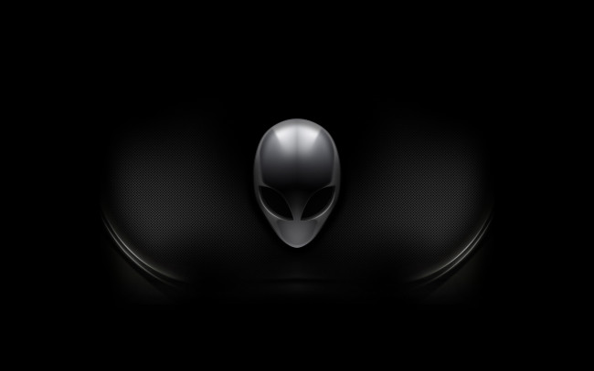 Обои картинки фото компьютеры, alienware, логотип, фон