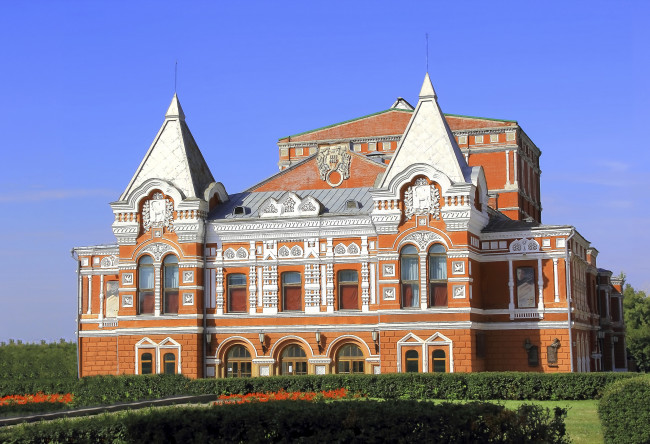 Обои картинки фото самара, города, - здания,  дома, россия, театр, здание