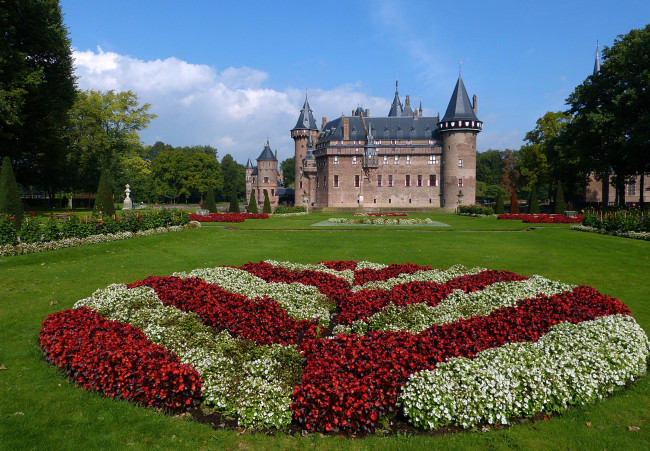 Обои картинки фото haar castle, города, замки нидерландов, haar, castle