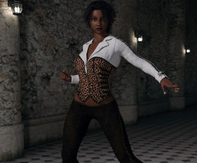 Картинка 3д+графика фантазия+ fantasy девушка взгляд фон