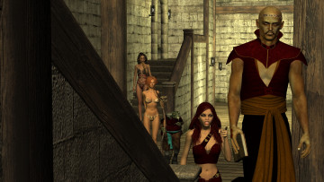 Картинка 3д+графика фантазия+ fantasy девушка взгляд фон