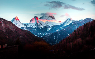 Картинка природа горы вершины