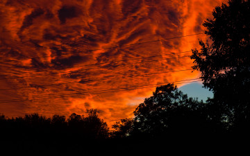 Картинка природа облака закатные