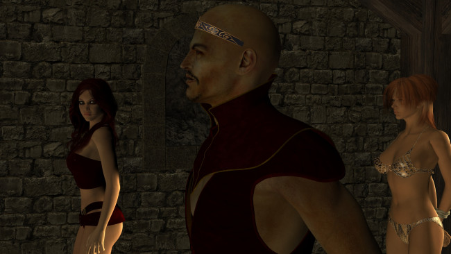 Обои картинки фото 3д графика, фантазия , fantasy, девушка, взгляд, фон