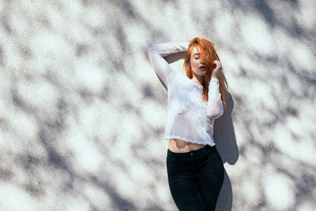 Обои картинки фото девушка, девушки, -unsort , рыжеволосые и другие, модель