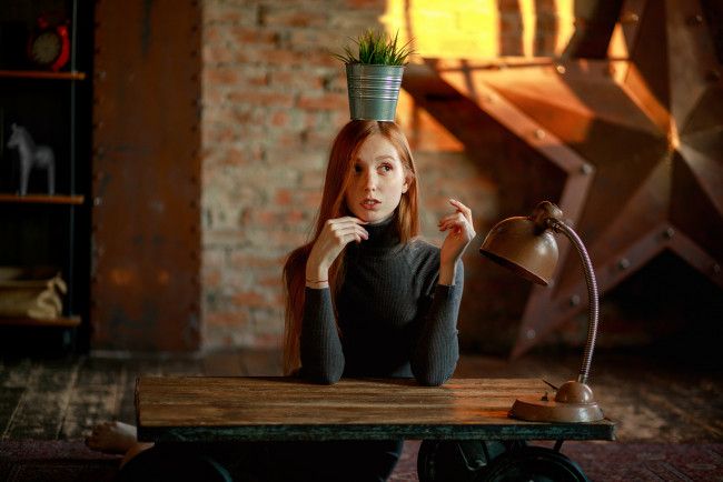 Обои картинки фото девушка, девушки, -unsort , рыжеволосые и другие, модель