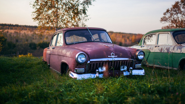 Обои картинки фото автомобили, газ, газ-21, волга