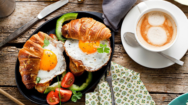 Обои картинки фото еда, яичные блюда, глазунья