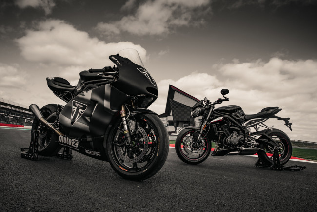 Обои картинки фото мотоциклы, triumph