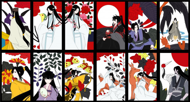 Обои картинки фото аниме, mo dao zu shi, персонажи