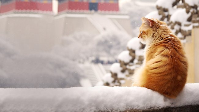 Обои картинки фото рисованное, животные,  коты, нейросети, графика, нейроарт, ai, art, нейронные, сети, рисунки, нейро, искусство