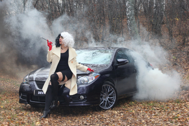 Обои картинки фото автомобили, -авто с девушками, toyota, solara, сoupe, amethyst