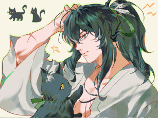 Картинка аниме wuthering+waves парень