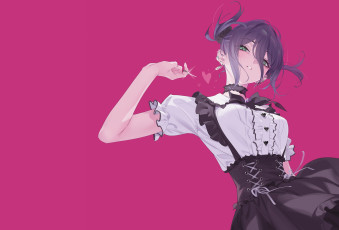 обоя аниме, chainsaw man, девушка