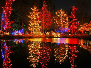 Картинка праздничные новогодние пейзажи