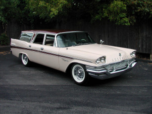 Картинка chrysler new yorker station wagon 1957 автомобили