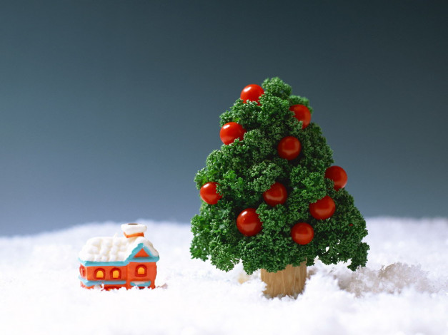 Обои картинки фото праздничные, Ёлки