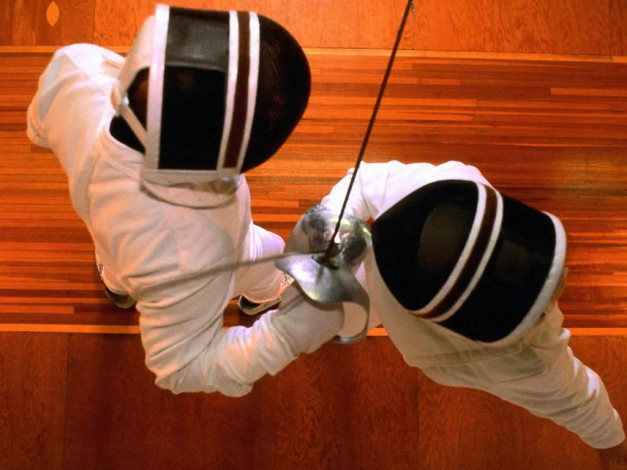 Обои картинки фото спорт, фехтование