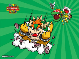 обоя mario, pinball, land, видео, игры