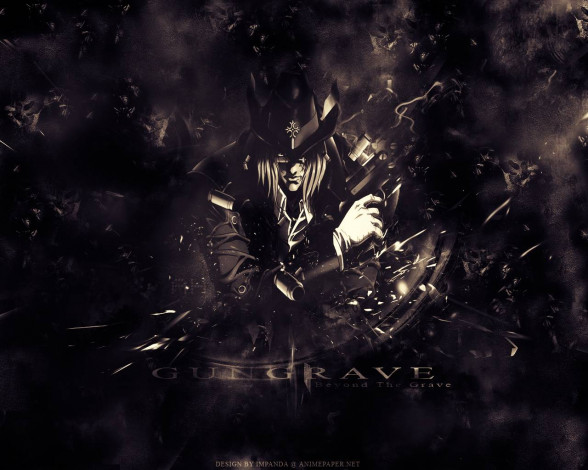 Обои картинки фото аниме, gun, grave