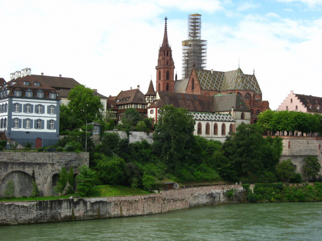 Обои картинки фото базель, города, улицы, площади, набережные