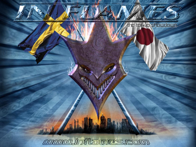 Обои картинки фото inf9, музыка, in, flames