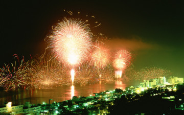 Картинка города огни ночного