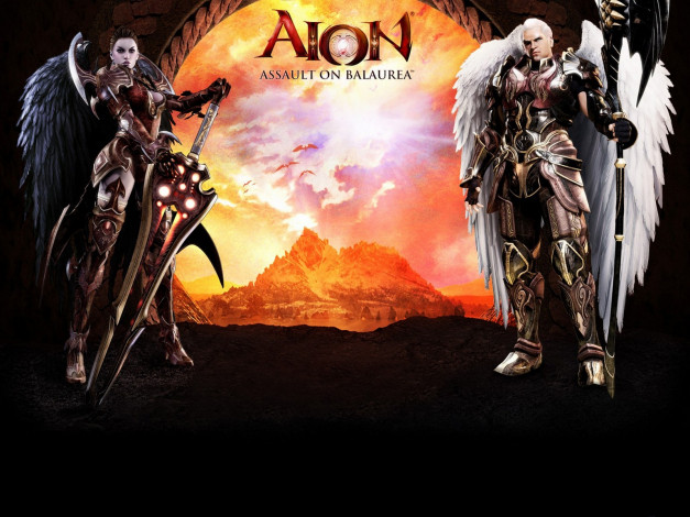 Обои картинки фото aion, assault, on, balaurea, видео, игры