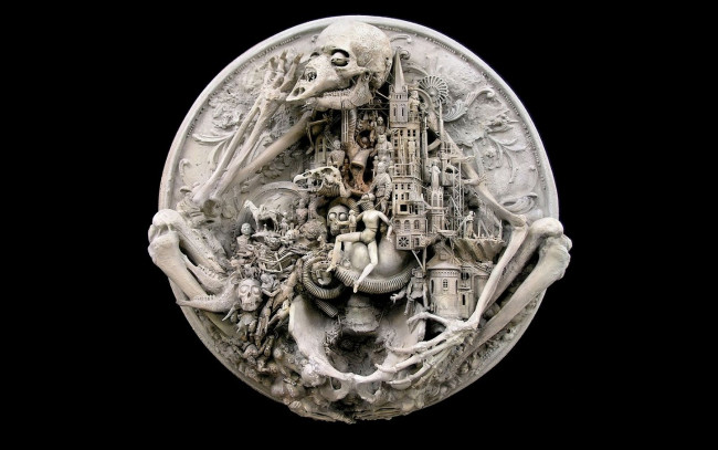 Обои картинки фото разное, рельефы, статуи, музейные, экспонаты