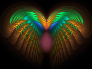 Картинка 3д графика fractal фракталы абстракция фон узор тёмный