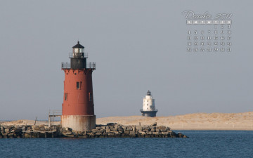 Картинка календари природа вода маяк