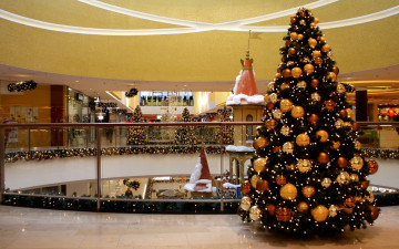 Картинка праздничные Ёлки торговый центр