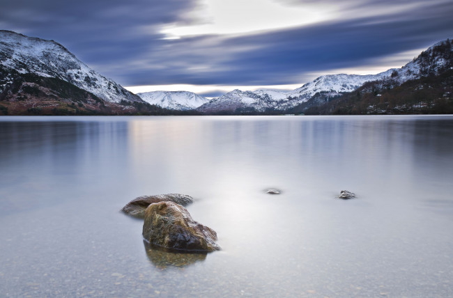 Обои картинки фото природа, реки, озера, камни, горы, озеро