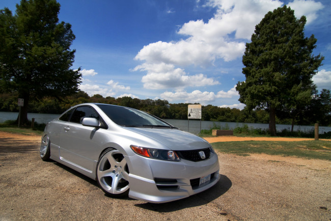 Обои картинки фото автомобили, honda, civic