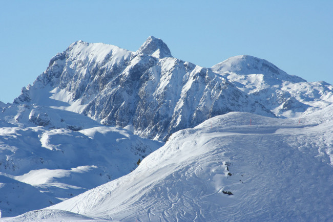 Обои картинки фото природа, горы, зима, снег