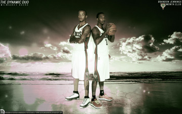 Картинка brandon jennings and monta ellis спорт nba игроки баскетбол нба