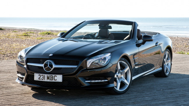 Обои картинки фото mercedes, sl, автомобили, benz, скорость, стиль, автомобиль, мощь