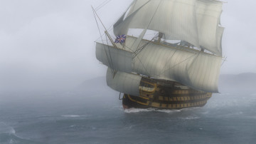 Картинка корабли 3d море паруса