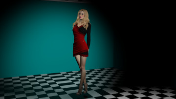 Картинка 3д+графика people+ люди девушка взгляд