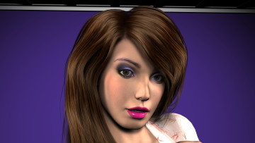 Картинка 3д+графика portraits+ портрет девушка взгляд