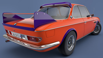 обоя автомобили, 3д, 1973, bmw, 3-0, csi