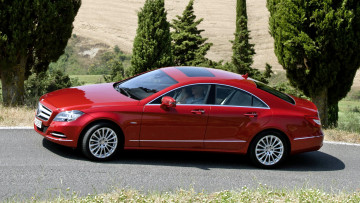 Картинка mercedes+cls автомобили mercedes-benz подразделение daimler ag легковые двигатели автобусы грузовики германия