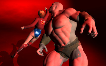 Картинка 3д+графика fantasy+ фантазия девушка великан