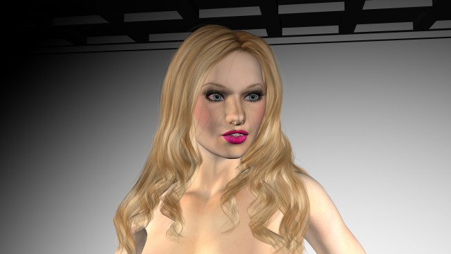 Обои картинки фото 3д графика, portraits , портрет, девушка, взгляд