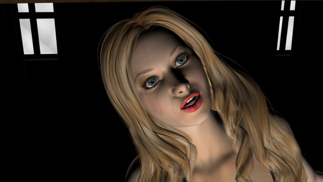 Обои картинки фото 3д графика, portraits , портрет, взгляд, девушка