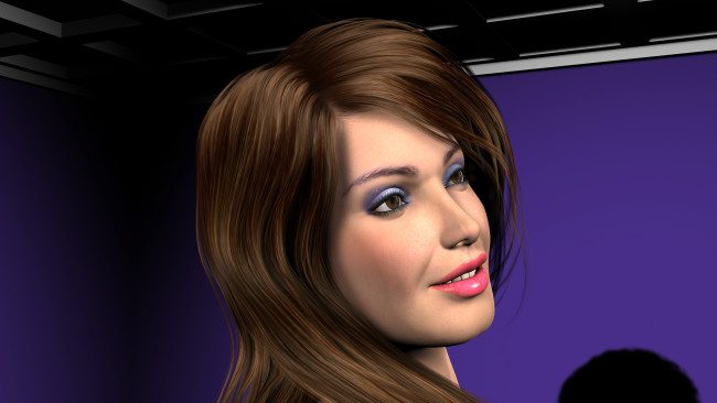 Обои картинки фото 3д графика, portraits , портрет, взгляд, девушка